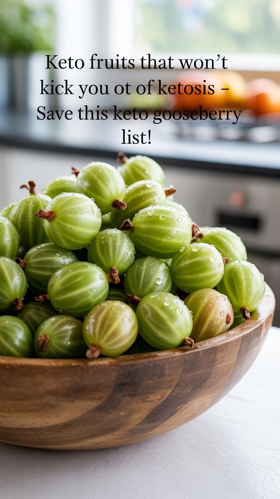 gooseberries low carb fruit option