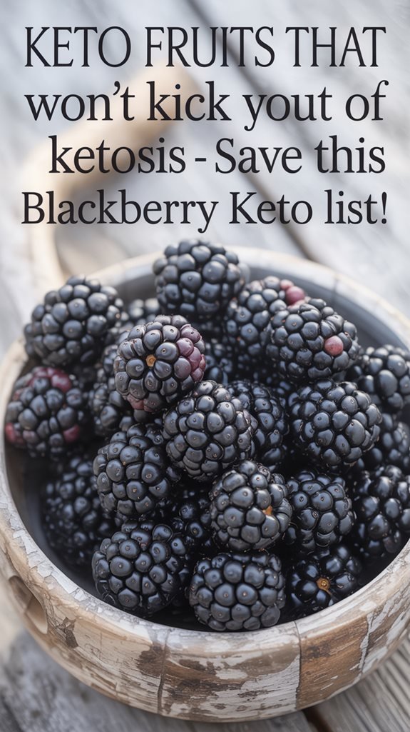 keto friendly nutrient rich blackberries